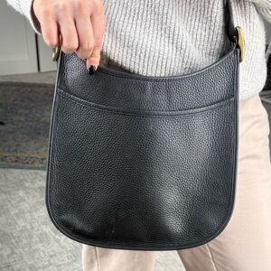 Coach Black Leather Shoulder Bag